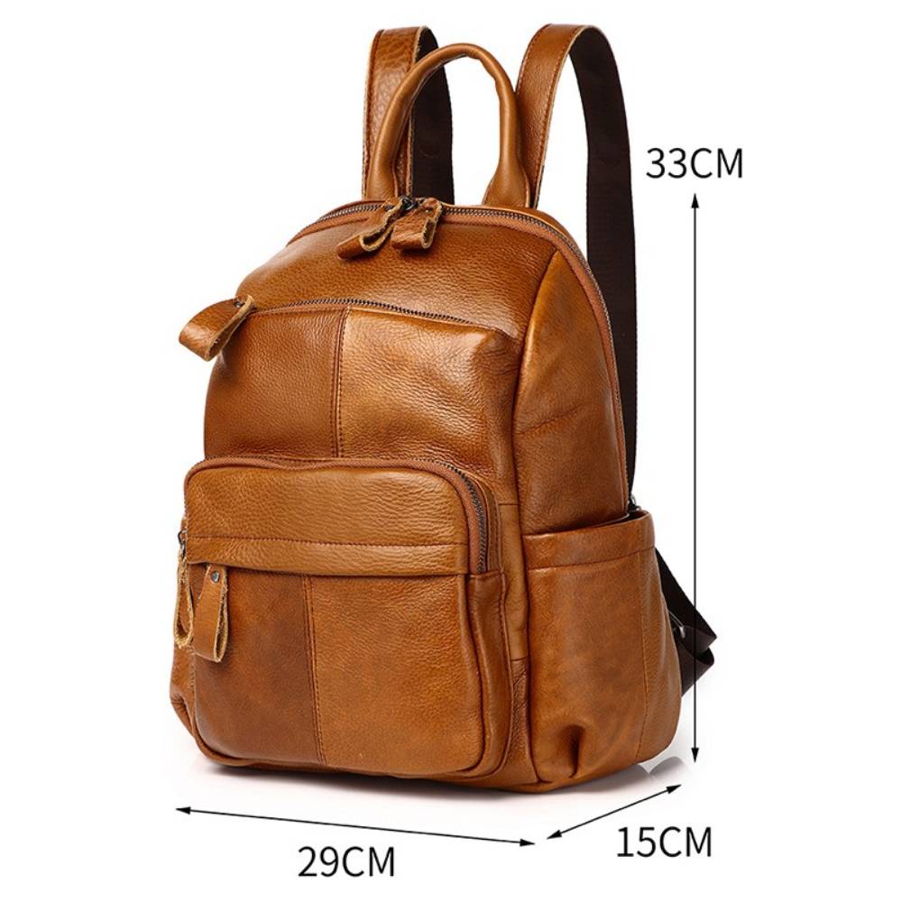 حقيبة ظهر Zency من جلد البقر ع - مراجعة Fashion Backpack Women وسعره