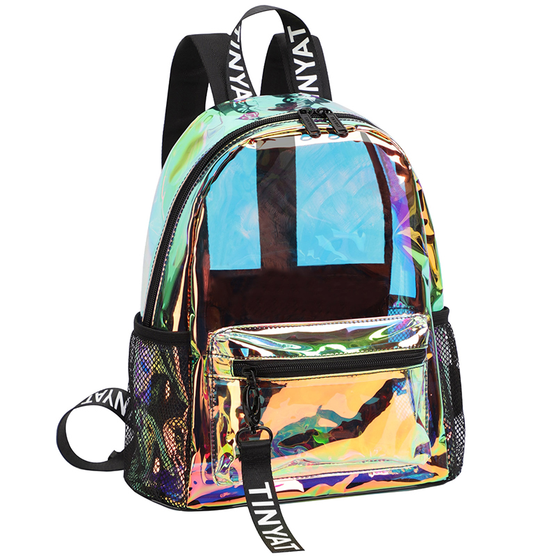 حقائب ظهر شفافة من مادة PVC من - مراجعة Fashion Backpack Women وسعره