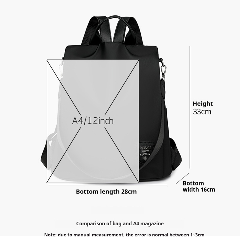 حقيبة ظهر نسائية مضادة للسرقة  - مراجعة Fashion Backpack Women وسعره